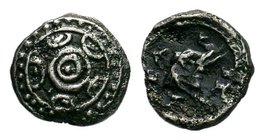 Asia Minor, uncertain mint. AR Obol. 5th C. BC. 

Condition: Very Fine

Weight: 0.49 gr
Diameter: 8 mm