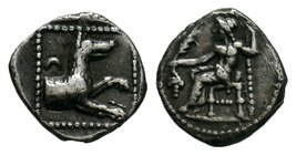 CILICIA. Uncertain mint. Obol (4th century BC).


Condition: Very Fine

Weight: 0.69 gr
Diameter: 11 mm
