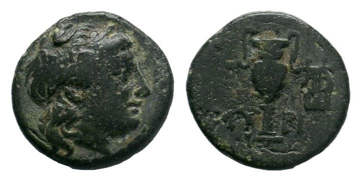 AEOLIS. Myrina. 4th century BC. 

Condition: Very Fine

Weight: 2.92 gr
Diameter...