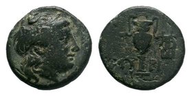 AEOLIS. Myrina. 4th century BC. 

Condition: Very Fine

Weight: 2.92 gr
Diameter: 16 mm