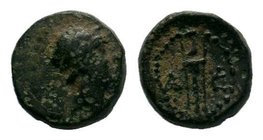Seleukid Kingdom,  261-246 B.C. AE

Condition: Very Fine

Weight: 2.52 gr
Diameter: 12 mm
