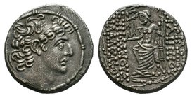SELEUKID EMPIRE. Antiochos VIII Epiphanes . 121/0-97/6 BC. AR Tetradrachm . Antioch mint. 


Condition: Very Fine

Weight: 15.27 gr
Diameter: 26 mm
