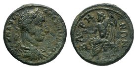 PISIDIA. Baris. Severus Alexander, 222-235. Ae.
Draped bust right.
Rev: BAPHNΩN.
Zeus seated left, holding phiale and sceptre.

Condition: Very F...