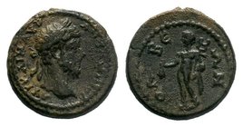 CILICIA, Olba. Marcus Aurelius. AD 161-180. Æ. Laureate head right / Mercury standing left, holding bag and caduceus.

Condition: Very Fine

Weight: 5...