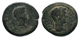 MYSIA. Pergamum. Augustus, with Gaius and Lucius as Caesars (27 BC-14 AD). Ae. Demophon, magistrate.

Condition: Very Fine

Weight: 4.00 gr
Diameter: ...