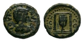 PAMPHYLIA. Perge. Julia Domna (Augusta, 193-217). Ae.??

Condition: Very Fine

Weight: 2.19 gr
Diameter: 13 mm