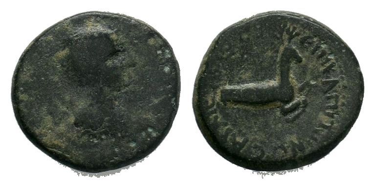 Lydia, Hierocaesarea. Pseudo-autonomous. A.D. 54-59. AE 

Condition: Very Fine

...