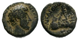 CAPPADOCIA. Caesarea. Marcus Aurelius (161-180). Ae.

Condition: Very Fine

Weight: 7.21 gr
Diameter: 20 mm
