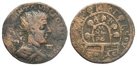 CILICIA. Tarsus. Gordian III (238-244). Ae. AVT K M ANT Γ-ΟΡ-ΔΙΑΝΟC CEB, radiate, draped and cuirassed bust of Gordian III right, seen from behind; Π ...