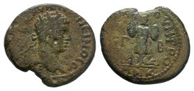 CILICIA, Anazarbus. Elagabalus. AD 218-222. Æ Trihemiassarion

Condition: Very Fine

Weight: 8.85 gr 
Diameter: 25 mm