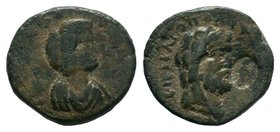 CILICIA, Irenopolis-Neronias. Julia Domna. Augusta, AD 193-217. Æ Trihemiassarion

Condition: Very Fine

Weight: 6.26 gr
Diameter: 22 mm