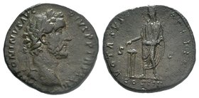 Antoninus Pius. A.D. 138-161. AE sestertius

Condition: Very Fine

Weight: 21.77 gr
Diameter: 30 gr