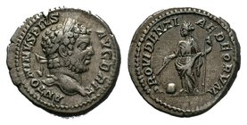 Caracalla; 198-217 AD, Denarius, Rome. PROVIDENTIA

Condition: Very Fine

Weight: 3.65 gr
Diameter: 19 mm