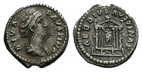 DIVA FAUSTINA I (Died 140/1). Denarius. Rome.

Condition: Very Fine

Weight: 3.30 gr
Diameter: 18 gr