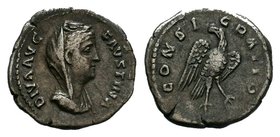 DIVA FAUSTINA I (Died 140/1). Denarius. Rome. CONSECRATIO

Condition: Very Fine

Weight: 2.86 gr
Diameter: 18 mm