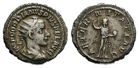 Gordian III. AD 238-244. Rome Antoninianus AR 

Condition: Very Fine

Weight: 4.58 gr
Diameter: 22 mm