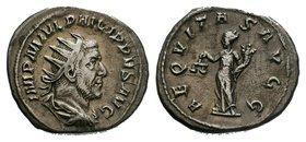 Philip I. A.D. 244-249. AR antoninianus.

Condition: Very Fine

Weight: 3.81 gr
Diameter: 23 mm