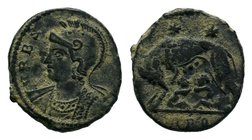 Constantine I (306-337), Nummus, URBS ROMA

Condition: Very Fine

Weight: 2.36 gr
Diameter: 10 mm