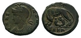 Constantine I (306-337), Nummus, URBS ROMA

Condition: Very Fine

Weight: 3.09 gr
Diameter: 9 mm