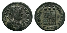 Licinius I. A.D. 308-324. Æ follis. Campgate

Condition: Very Fine

Weight: 3.00 gr
Diameter: 17 mm
