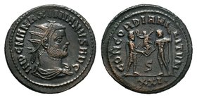 Maximianus. First reign, A.D. 286-305. Æ antoninianus

Condition: Very Fine

Weight: 5.11 gr
Diameter: 16 mm