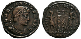 Delmatius Caesar (AD 335-337). AE reduced follis 

Condition: Very Fine

Weight: 2.26 gr
Diameter: 18 mm