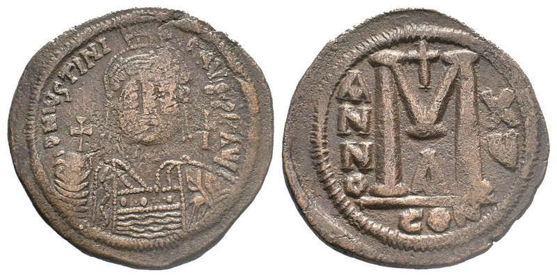 Justinian I. 527-565. Æ Follis 

Condition: Very Fine

Weight: 22.09 gr
Diameter...
