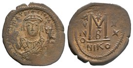 Maurice Tiberius. A.D. 582-602. AE follis

Condition: Very Fine

Weight: 11.92 gr
Diameter: 35 mm