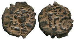 Constans II (641-668), Syracuse, Follis, AE,

Condition: Very Fine

Weight: 5.66 gr
Diameter: 25 mm