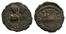 JUSTIN I and JUSTINIAN I (527). Decanummium. Antioch.

Condition: Very Fine

Weight: 3.91 gr
Diameter: 23 mm