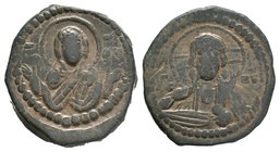 Romanus IV, Class G anonymous follis, 1068-1071 AD. 

Condition: Very Fine

Weight: 10.64 gr
Diameter: 28 mm