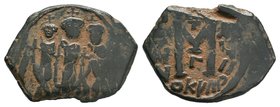 ARAB-BYZANTINE: Three Standing Figures, ca. 640s, AE fals, KYΠP for Cyprus

Condition: Very Fine

Weight: 5.44 gr
Diameter: 27 mm