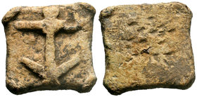 Hellenistic PB weight. Circa 2nd-1st century BC. Rectangular, Anchor / Flat
Diameter: 49mm
Weight: 223gr
Condition: Very Fine
Provenance: From Coin Fa...