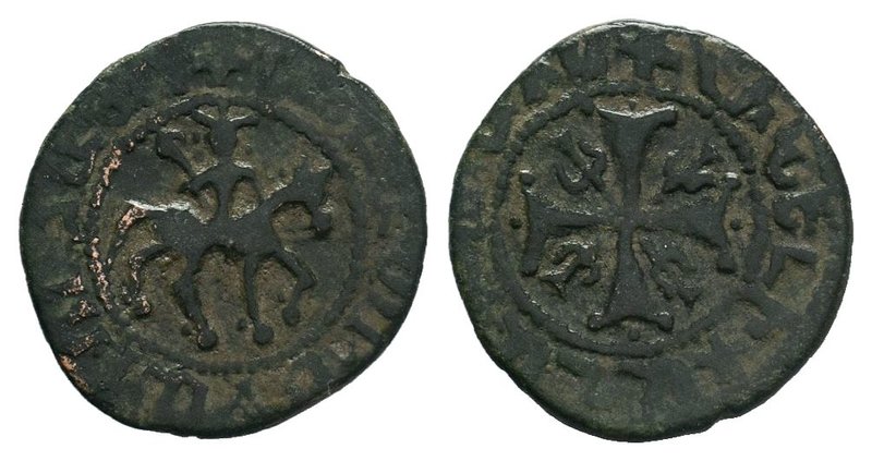 Armenian Kingdom, Cilician Armenia. Smpad. 1296-1298. Æ pogh 

Condition: Very F...