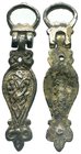 Medieval Viking Decorated Silver Fitting.

Condition: Very Fine

Weight: 6.94 gr
Diameter: 54.28 mm