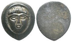 Crusaders Badge engraved emperor Face ?? 10th - 13th AD.

Condition: Very Fine

Weight: 9.22 gr
Diameter: 22.98 mm