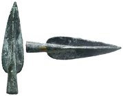 Iron Age - Bronze Arrowheads, c. 1200 - 690 B.C. 

Condition: Very Fine

Weight: 2.78 gr
Diameter: 43.39 mm