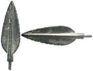Iron Age - Bronze Arrowheads, c. 1200 - 690 B.C.

Condition: Very Fine

Weight: 5.93 gr
Diameter: 56.60 mm
