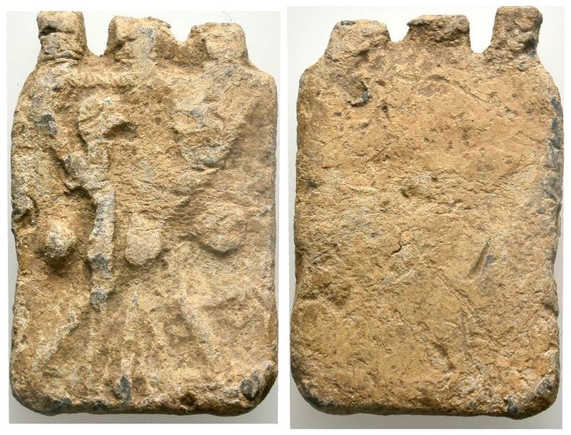 Ancient Greek Large Lead Plague, unidentified!

Condition: Very Fine

Weight: 94...