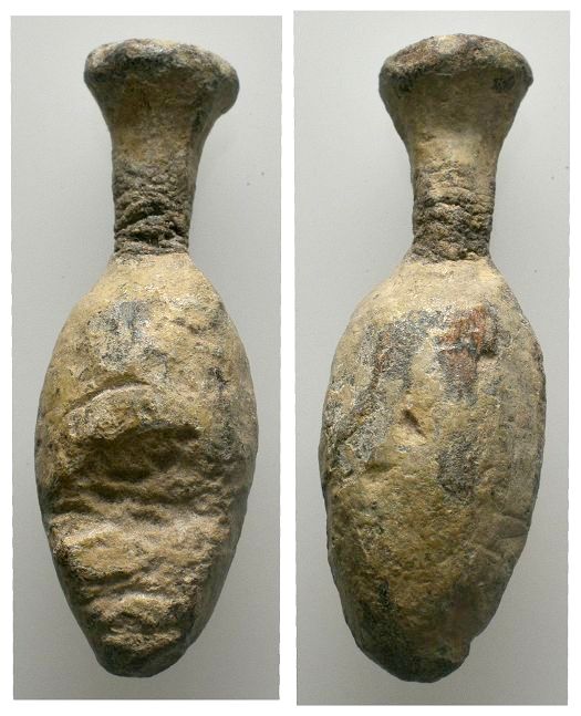 Byzantine Lead Amphora shaped object, 7th - 11th C. AD.

Condition: Very Fine

W...