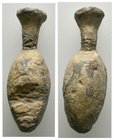 Byzantine Lead Amphora shaped object, 7th - 11th C. AD.

Condition: Very Fine

Weight: 57.38 gr
Diameter: 50 mm
