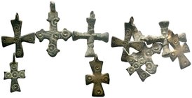 5x Wearable Byzantine Cross Pendants, 7th - 11th C. AD.

Condition: Very Fine

Weight: 
Diameter: