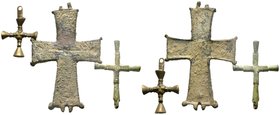 3x Wearable Byzantine Cross Pendants, 7th - 11th C. AD.

Condition: Very Fine

Weight: 
Diameter: