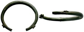 2x Decorated Viking Bracelet, 9th - 11th C. AD.

Condition: Very Fine

Weight: 47.61 gr
Diameter: 73.44 mm