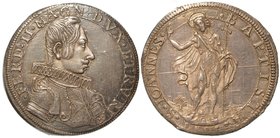 FIRENZE. Ferdinando II de' Medici (1620-1670) – Piastra 1635. Busto maturo, corazzato e a testa nuda a d. R/ S. Giovanni benedicente. RMM. 4.
MIR. 29...