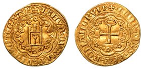 GENOVA. Repubblica (1139-1339) - Genovino (di terzo tipo). AV
Castello in 8 archetti in cerchio perlinato. R/ Croce in 8 archetti in cerchio perlinat...