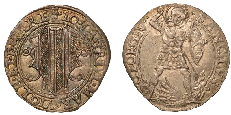 MESOCCO. Gian Giacomo Trivulzio (1487-1518) - Grosso da 6 soldi. Stemma ornato d...