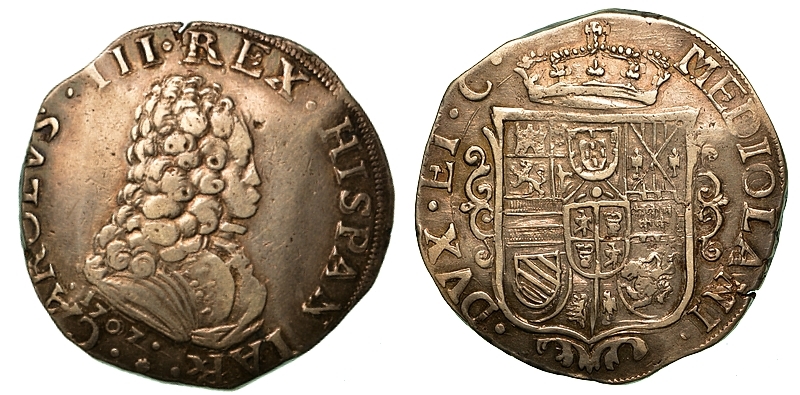 MILANO.
Carlo III (poi VI) - I periodo: Re di Spagna e Duca di Milano (1706-171...