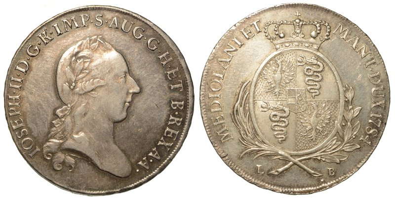 MILANO.
 Giuseppe II d'Asburgo-Lorena (1780-1790) - Monetazione di tipo lombard...