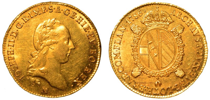 MILANO.
 Giuseppe II d'Asburgo-Lorena (1780-1790) - Monetazione di tipo imperia...